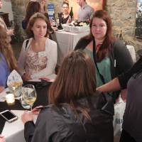 large group pic at table